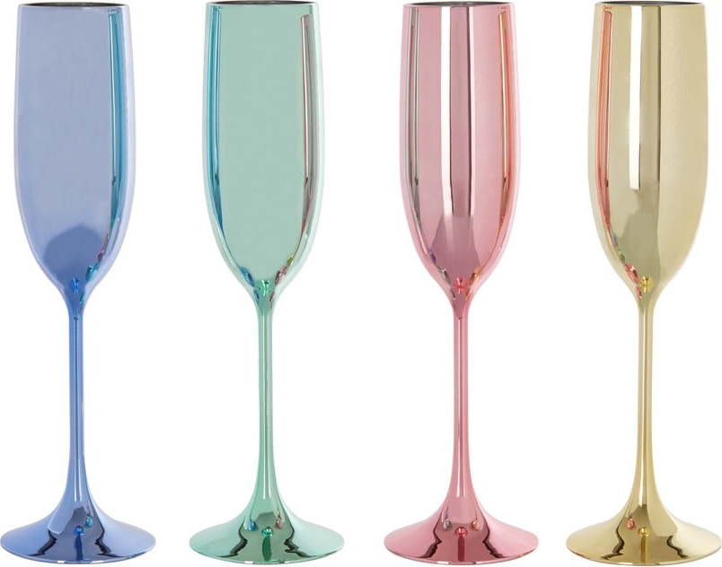 Sada 4 sklenic na šampaňské Premier Housewares Mimo