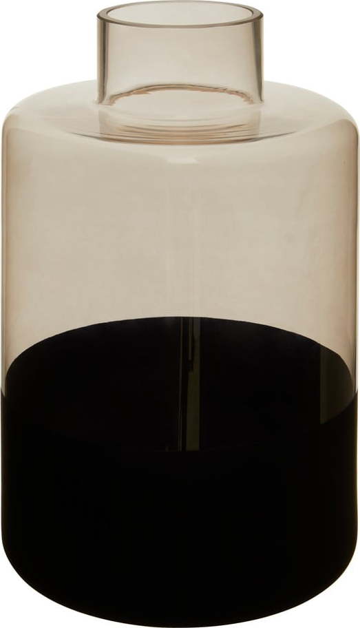 Skleněná váza s černými detaily Premier Houseware Cova