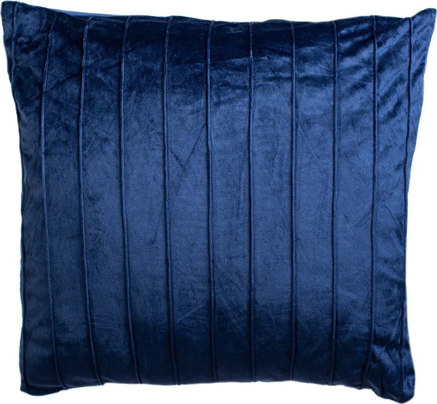 Tmavě modrý dekorativní polštář JAHU collections Stripe