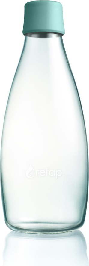 Tyrkysová skleněná lahev ReTap s doživotní zárukou