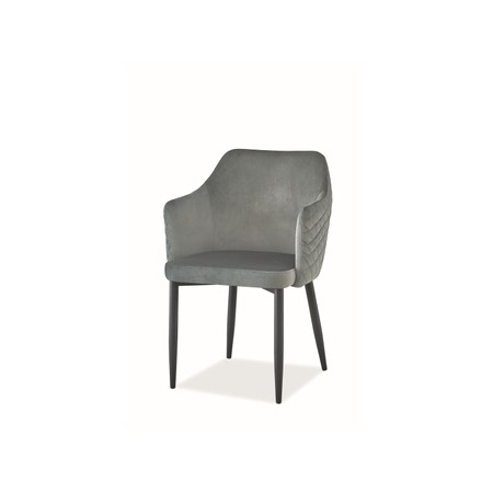 Židle ASTOR černá/šedá SIGNAL