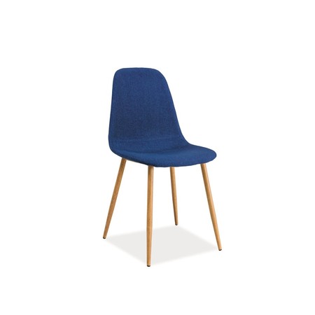 Židle FOX dub/modrá SIGNAL