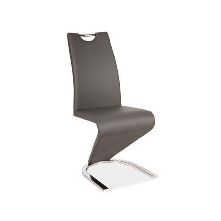 Židle H090 šedá eko-kůže SIGNAL
