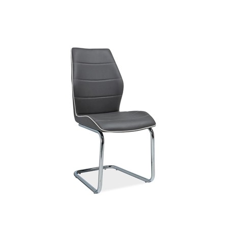 Židle H331 chrom/šedá SIGNAL