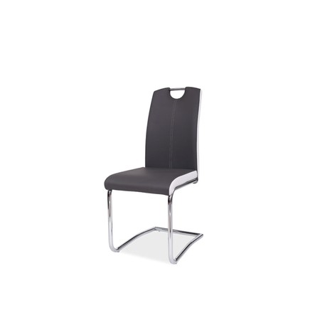 Židle H341 chrom/šedá SIGNAL