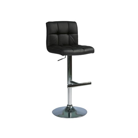 Barová židle C105 - černá eko-kůže SIGNAL