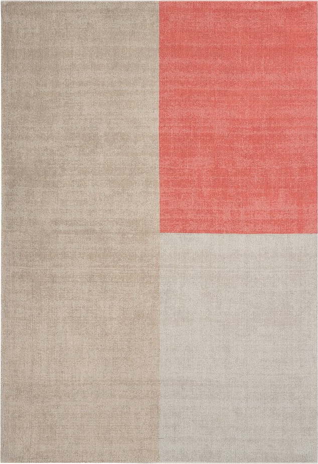 Béžovo-růžový koberec Asiatic Carpets Blox