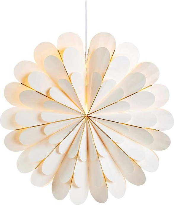 Bílá závěsná světelná dekorace Markslöjd Marigold