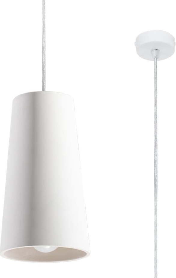 Bílé keramické závěsné svítidlo Nice Lamps Armica Nice Lamps
