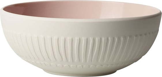 Bílo-růžová porcelánová miska Villeroy & Boch Blossom