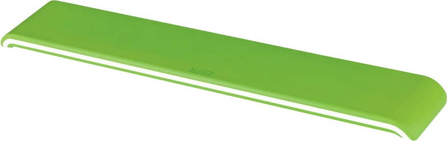 Bílo-zelená opěrka zápěstí pro klávesnici Leitz WOW Leitz