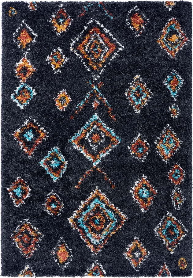 Černý koberec Mint Rugs Phoenix