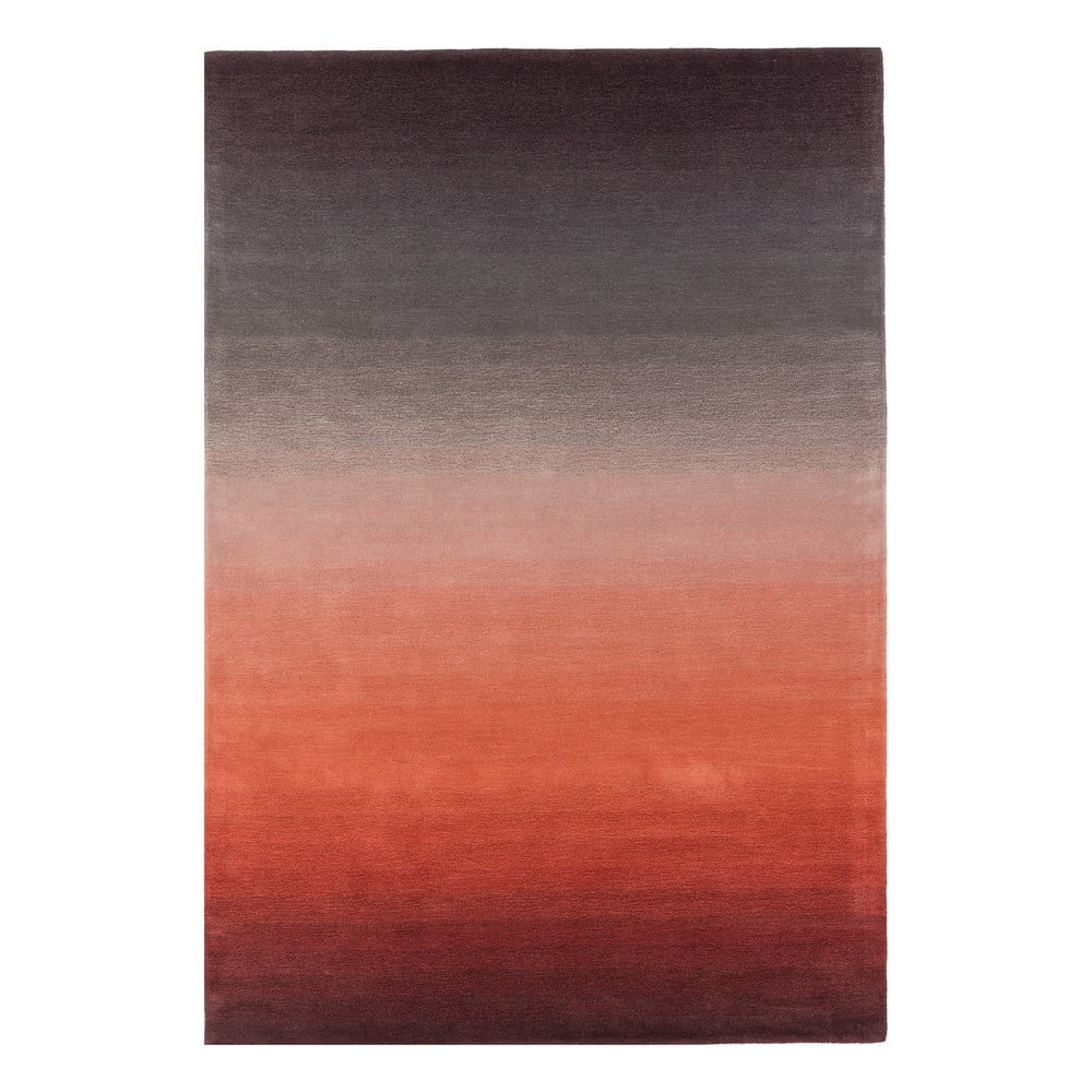 Červeno-šedý koberec Asiatic Carpets Ombre