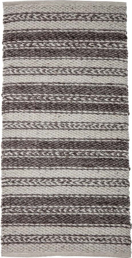 Hnědo-šedý koberec Bloomingville Poly