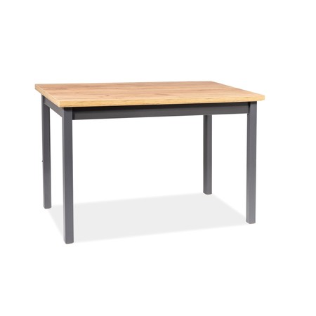 Jídelní stůl ADAM 100x60 - dub lancelot / antracit SIGNAL