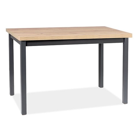 Jídelní stůl ADAM 120x68 - dub řemeslný / černá SIGNAL