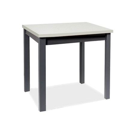 Jídelní stůl ADAM 90x65  - bílá/černá SIGNAL
