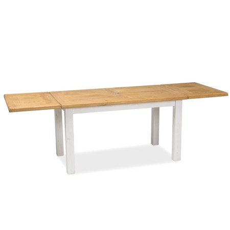 Jídelní stůl POPRAD  140(240)X80 - bílá/borovice SIGNAL