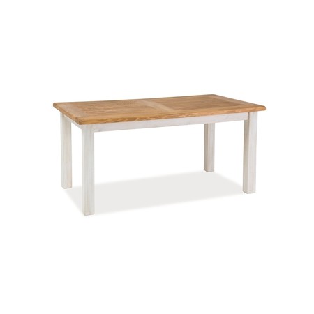 Jídelní stůl POPRAD 160x90 - borovice/bílá SIGNAL