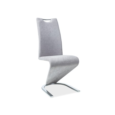 Jídelní židle H-090  - šedá / chrom SIGNAL
