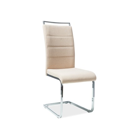 Jídelní židle H-441- chrom/béžová SIGNAL