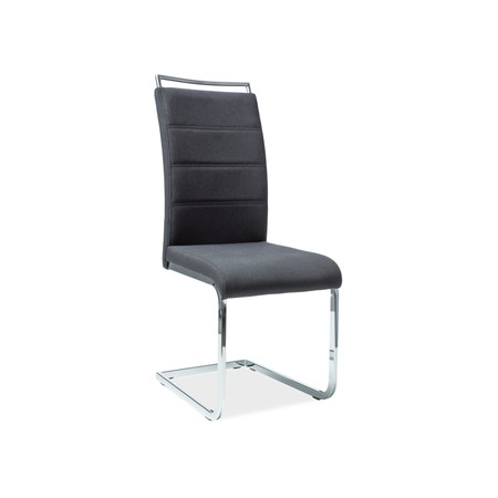 Jídelní židle H-441 - chrom/černá SIGNAL
