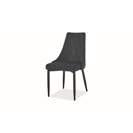Jídelní židle TRIX - černá/černá SIGNAL