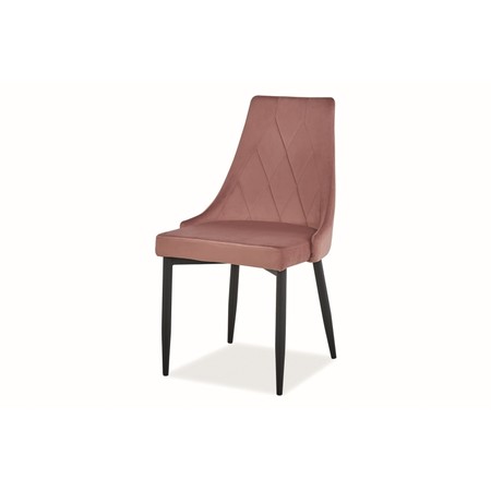 Jídelní židle TRIX - černá/růžová SIGNAL