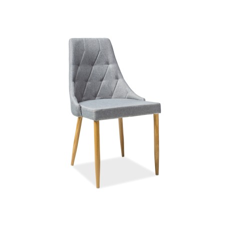 Jídelní židle TRIX -  dub/šedá SIGNAL