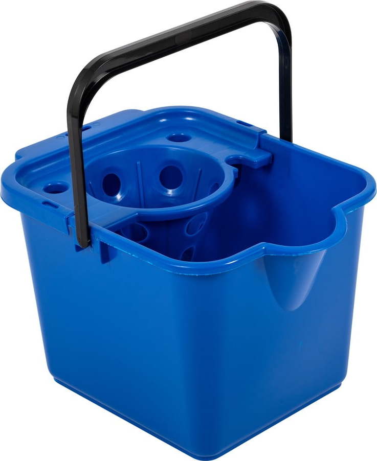 Modrý kbelík na mop Addis Pail & Wringer Addis