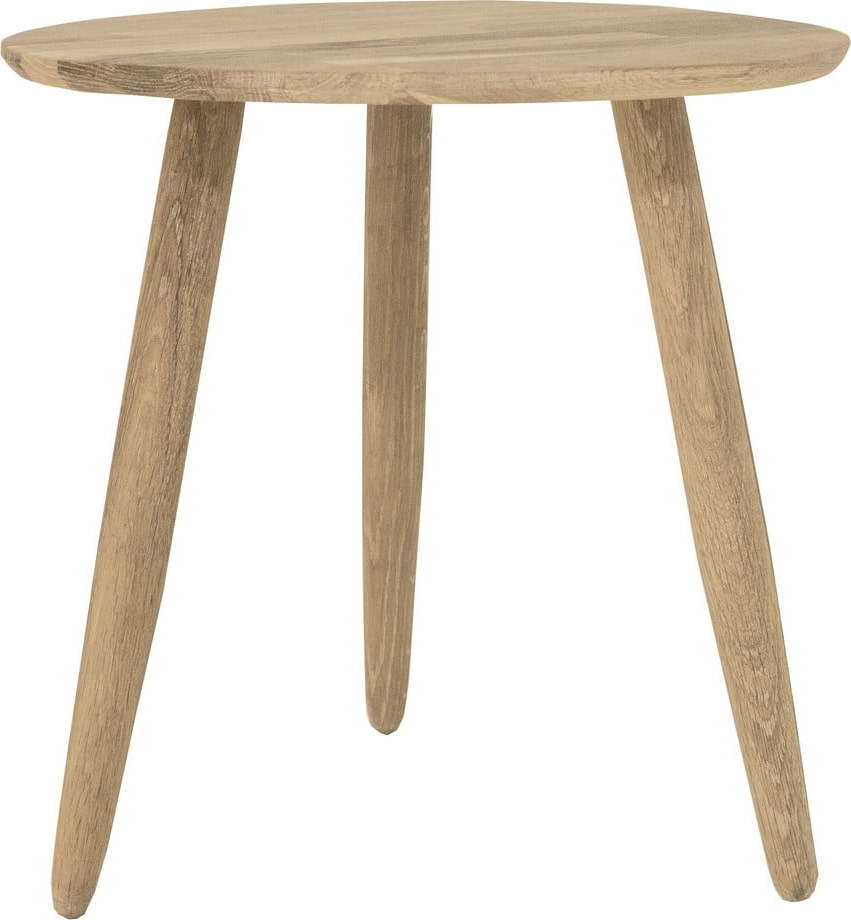 Odkládací stolek z dubového dřeva Canett Uno