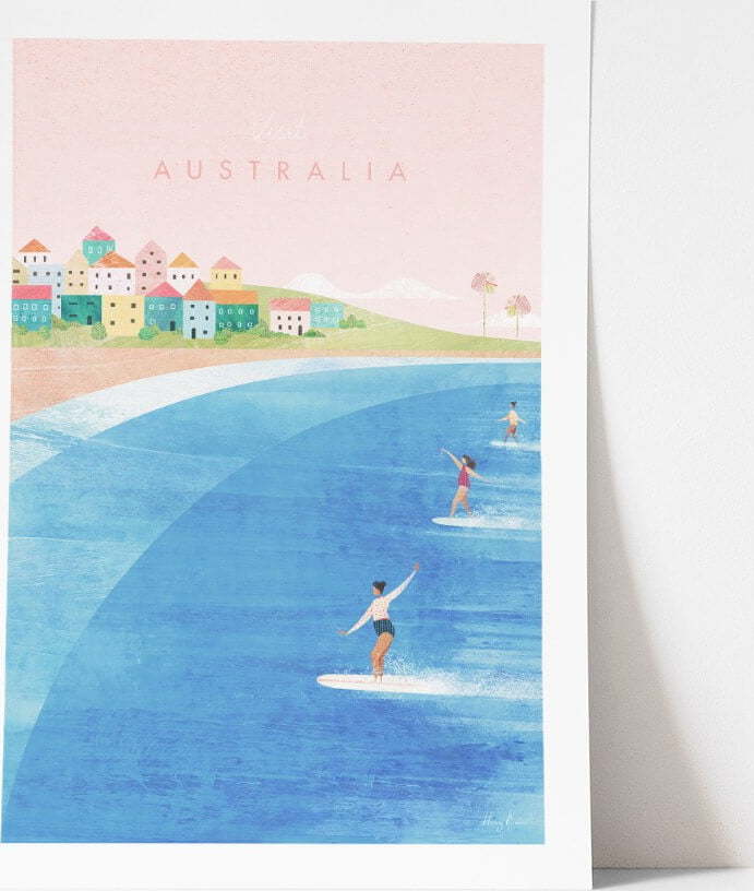 Plakát Travelposter Australia