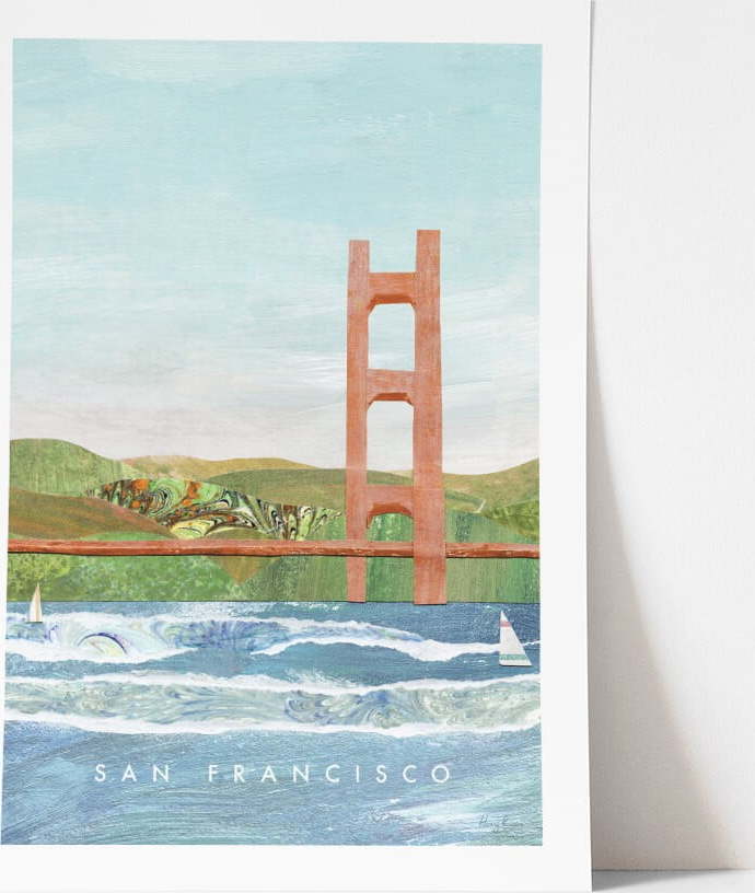 Plakát Travelposter San Francisco II