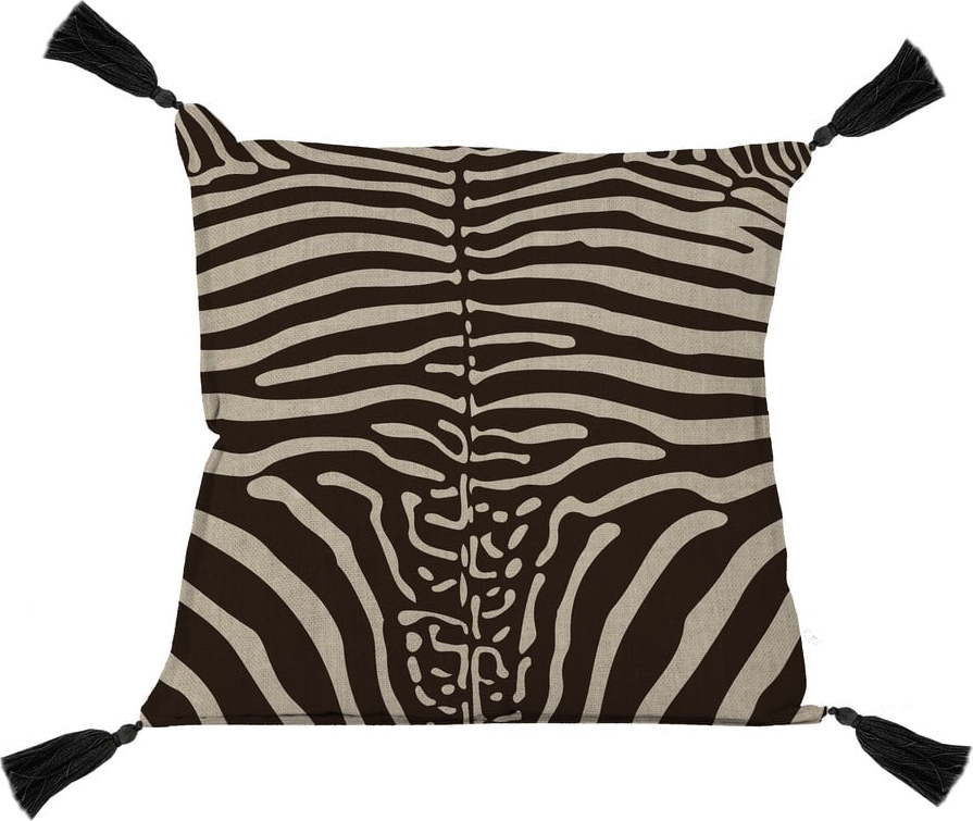 Povlak na polštář Linen Couture Borlas Zebra