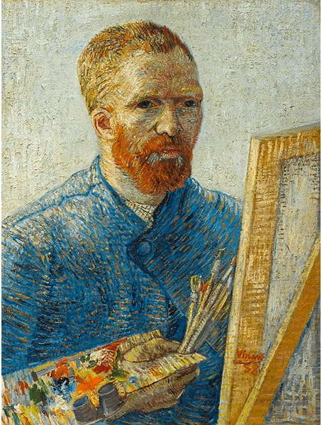 Reprodukce obrazu Vincent van Gogh - Self-Portrait as a Painter