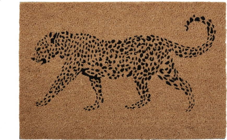 Rohožka z přírodního kokosového vlákna Premier Housewares Leopard