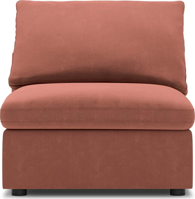 Růžová prostřední část modulární pohovky Windsor & Co Sofas Galaxy Windsor & Co Sofas