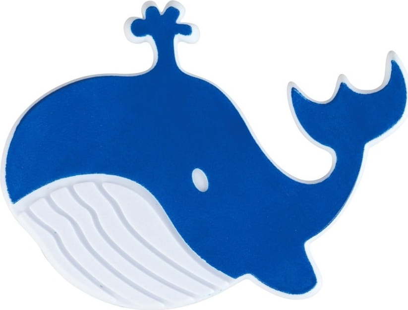 Sada 5 modrých protiskluzových nálepek do vany Wenko Whale WENKO