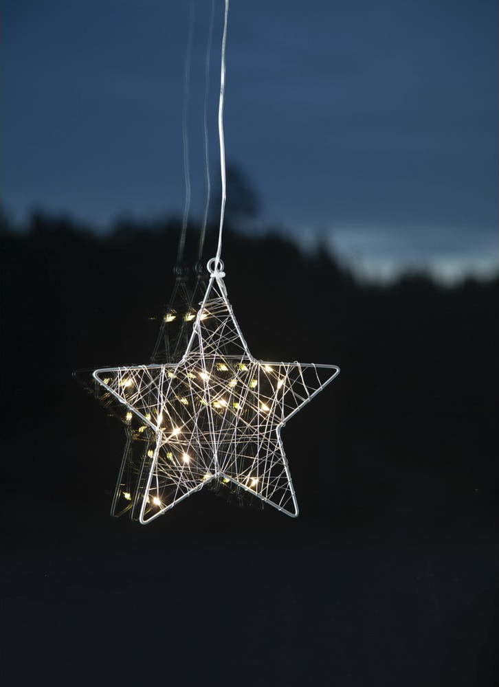 Světelná LED dekorace Star Trading Wiry Star