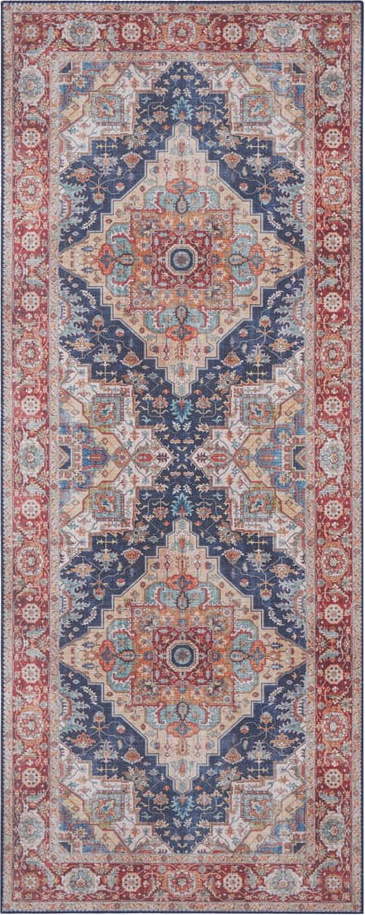 Tmavě modro-červený koberec Nouristan Sylla