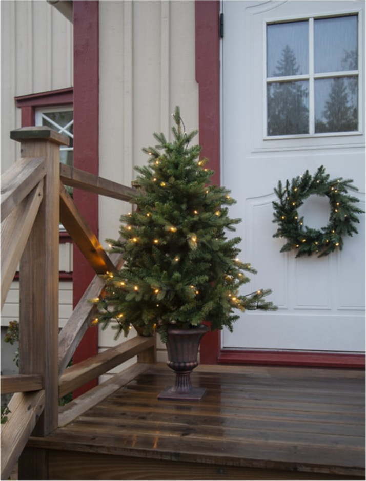 Umělý vánoční stromeček s LED osvětlením Star Trading Byske