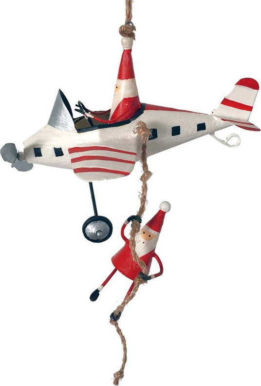 Vánoční závěsná ozdoba G-Bork Santas on Fly G-Bork