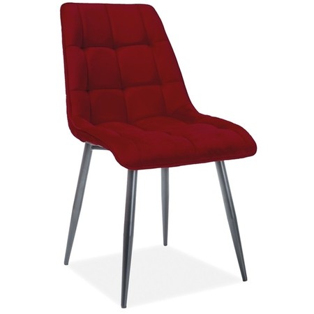 Židle CHIC - černá / červená SIGNAL