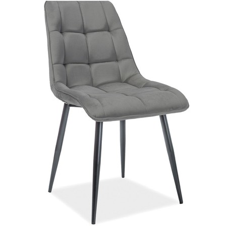 Židle CHIC - černá/ tmavě šedá SIGNAL