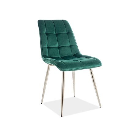 Židle CHIC - chrom/ zelená SIGNAL