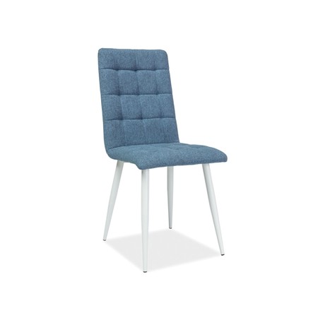 Židle OTTO - bílá/modrá SIGNAL