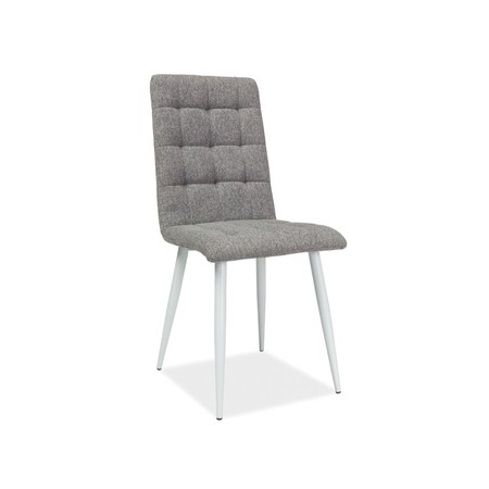 Židle OTTO - bílá/tmavě šedá SIGNAL