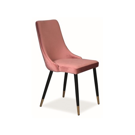 Židle PIANO - černá / růžová SIGNAL