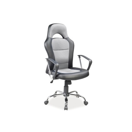 Židle kancelářská Q-033 - černá / šedá SIGNAL