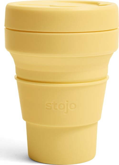 Žlutý skládací termohrnek Stojo Pocket Cup Mimosa